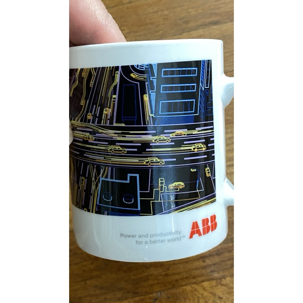ABB Mug Power And Productivity For A Better World Promotional Ceramic Coffee Mug